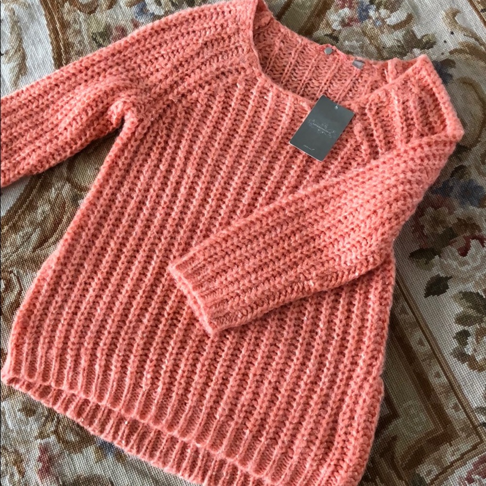 Kintted & Knotted Anthropologie Sunstitch Sweater- NWT -Small